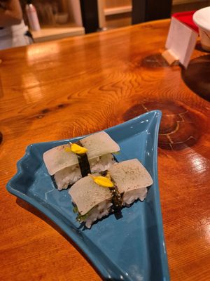 Squid at UNO RAMEN - Sanjo in Kyoto