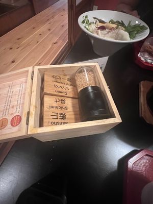 Spices  at UNO RAMEN - Sanjo in Kyoto