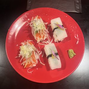 Vegan sushi   at UNO RAMEN - Sanjo in Kyoto
