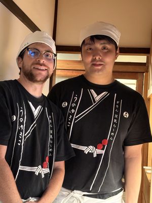 The Chefs!!!   at UNO RAMEN - Sanjo in Kyoto