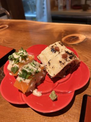 Sushi  at UNO RAMEN - Sanjo in Kyoto