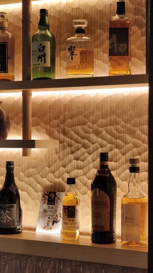 Really love this wooden work at UNO RAMEN - Sanjo in Kyoto