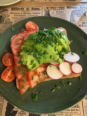 Avocado toast at Od Jajka Do Jablka in Krakow