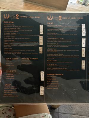 Menu  at Jeffry Coffee Shop in Pecatu