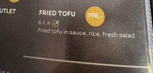 Fried tofu   at Malin Sushi in Voss
