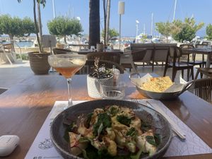 Cauliflower steak (I think that’s what it’s called) - great flavours   at Noma - Latchi in Paphos