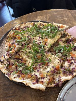 
Veganer Flammkuchen 14,90€, Ketchup ?€  at DAS HOUSE Café & Bar in Vienna