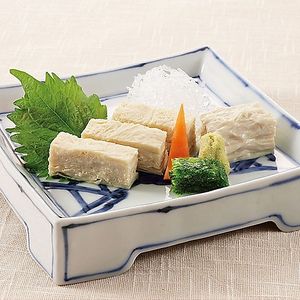 Yuba Tofu & Fresh Yuba Sashimi at Yuba & Tofu Restaurant Umenohana Honmachi - 梅の花 本町店 in Osaka