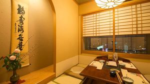 Restaurant Interior at Yuba & Tofu Restaurant Umenohana Honmachi - 梅の花 本町店 in Osaka