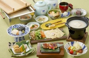 Vegan Kaiseki Course

A special vegan kaiseki course made with soybeans and seasonal vegetables. at Yuba & Tofu Restaurant Umenohana Honmachi - 梅の花 本町店 in Osaka