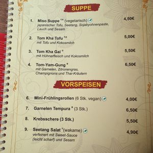 Carta at Hoi Sushi in Boergerende-rethwisch