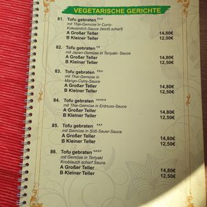 Carta at Hoi Sushi in Boergerende-rethwisch