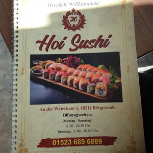 Carta at Hoi Sushi in Boergerende-rethwisch