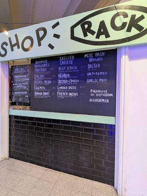 Rack Kiosk Menu at Rack - Kiosk in Manchester