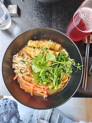 Spicy ramen at Vossa Sushi in Voss