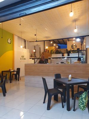 inside at Puro Cocina Honesta in Cali