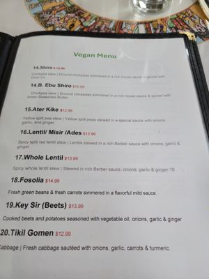  at Amen Cafe Eritrean And Ethiopian Restaurant in San Antonio