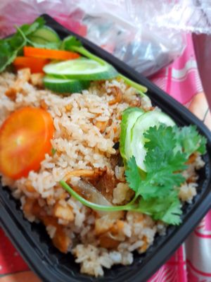 My take away fried mushrooms at Khai Tâm in Ho Chi Minh City