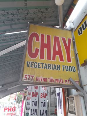 Sign outside at Khai Tâm in Ho Chi Minh City