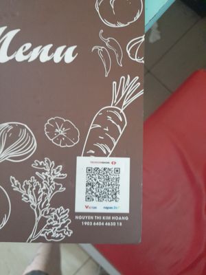 Menu at Khai Tâm in Ho Chi Minh City