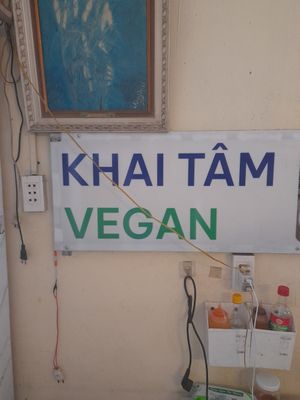 Notice at Khai Tâm in Ho Chi Minh City