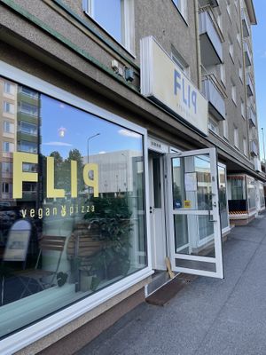 Close to a tram stop in Kaleva  at FLIP - Vegan Pizza in Tampere