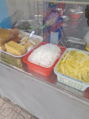 Vegan ingredients at Hu Tiu- Nui in Ho Chi Minh City