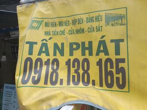 Phone number at Hu Tiu- Nui in Ho Chi Minh City