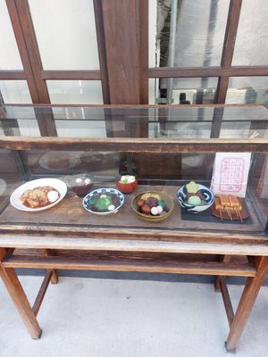Fake food at Umezono - Sanjo Teramachi Store in Kyoto