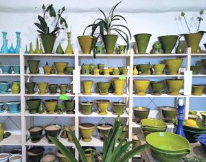 The ceramic store at Sturehofs Slottscafé in Norsborg