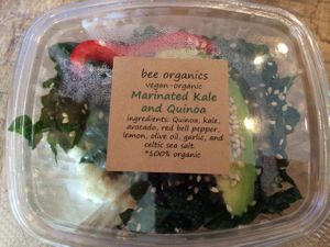 kale and quinoa salad at The Bee in West Palm Beach