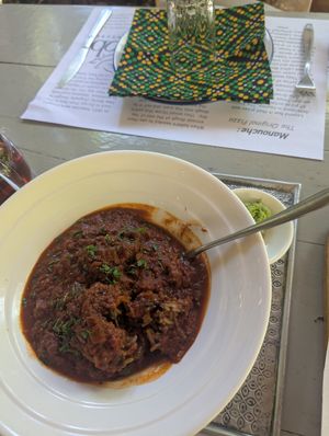 My favorite! Mashi Kousa at Hob House in Nairobi