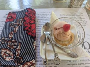 Guava sorbet at Hob House in Nairobi