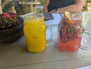Iced turmeric and raspberry mojito at Hob House in Nairobi