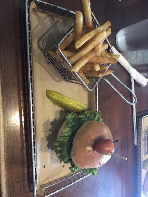 Meal at Hops Burger Bar in Greensboro