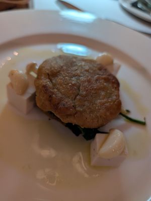 Falafel and tofu starter at Loch Rannoch Hotel, Spa & Estate in Perth And Kinross