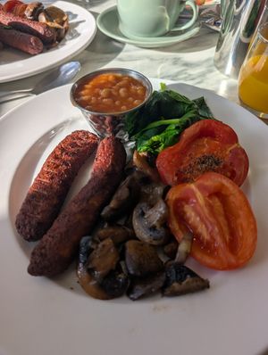 Vegan breakfast at Loch Rannoch Hotel, Spa & Estate in Perth And Kinross