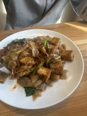 Vegan Pad See Ew with tofu   at Bangkok Broiler  in Hesperia