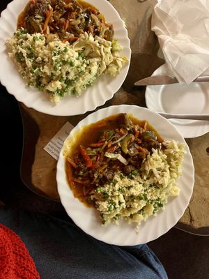 the daily menu dish  at Cajovna Biela lalia in Bratislava