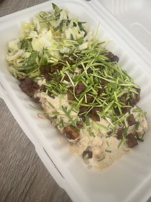 Bryndzové krúpy - obedové menu  at Cajovna Biela lalia in Bratislava