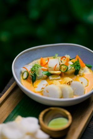 Gulai Lontong Sayur at Unsurasa Plant Based in Denpasar