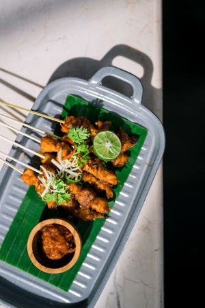 Sate Merah at Unsurasa Plant Based in Denpasar