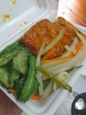 My take away vegan food at Du Món in Ho Chi Minh City