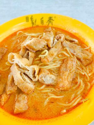 Laksa at Kwan Tzi Zhai Vegetarian Cuisine 觀自齋 - Geylang in Central Singapore