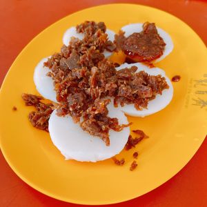 Chwee kueh at Kwan Tzi Zhai Vegetarian Cuisine 觀自齋 - Geylang in Central Singapore
