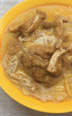 Best Laksa in Geylang! at Kwan Tzi Zhai Vegetarian Cuisine 觀自齋 - Geylang in Central Singapore