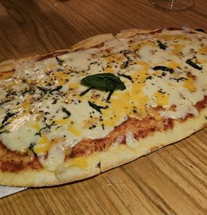 pizza was ok at Hause Rooftop Senopati in Jakarta