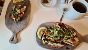 Een verademing na Yellowstone. Eindelijk een echte maaltijd at Healthy Being Juicery in Jackson