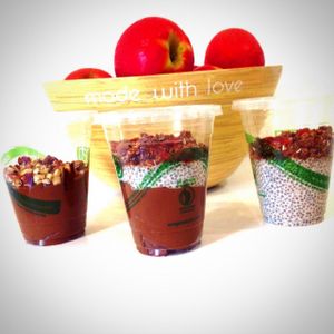 Chia puddings are high in omega-3 fatty acids that boost mental clarity, endurance, and reduce inflammation. Rotating flavors include vanilla, chai, and chocolate mousse. at Healthy Being Juicery in Jackson