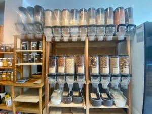 Bulk spices, nuts, legumes, etc. at Organico in Nosara